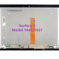 For Microsoft Surface 3 RT3 1645 LCD Display Touch Screen Digitizer Glass Assembly