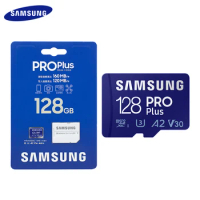 SAMSUNG Memory Card PRO Plus 128G 256GB 512GB Class 10 Read Speed up to 160MB/s Micro SD Card U3 A2 V30 TF Card