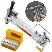 ST18 Manual Nailer Steel Nail Gun Cement Nail Gun Straight Nail Gun Automatic Needle Tool For Flooring Cement Woodworking Decor
