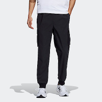 Adidas M Prsve Wvn Pt [H39859] 男 長褲 運動 休閒 寬鬆 工裝 大口袋 亞洲版 黑