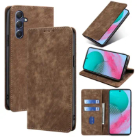 Leather Wallet Book Phone Case for Samsung Galaxy M54 M14 M53 M33 M13 M62 M52 M32 M12 X Cover 5 6 M31 M11 M30 Case Flip Cover