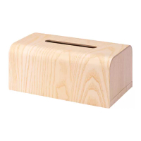 ASPDAGEN 面紙盒, 衛生紙盒, 實木貼皮 梣木