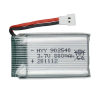Supply 902540 3.7V 800mAh 4-axis Toy High-rate Battery For Syma X5C X5S X5SC X5HW X5HC X5SW M68 X300 X400