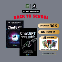COMBO 2 cuốn sách Chat GPT và Chat GPT thực chiến