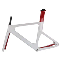 Carbon Track Frame for Bicycle, Road Frame, carbon frame, Fixed Gear Bike Frameset, Seat Post, New Paint, 49 cm, 51 cm, 54cm,