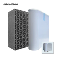 Original Microhoo Capacity Mini USB Portable Air Conditioner Filter Cool Water Tank Touch Screen Air Conditioner Filter