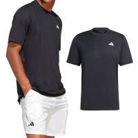 Adidas Club Tee 男款 黑色 運動 網球 休閒 吸濕 排汗 舒適 亞洲版 上衣 T恤 短袖 HS3275