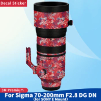 For Sigma 70-200mm F2.8 DG DN for SONY E Mount Lens Skin Anti-Scratch Protective Film Body Protector Sticker 70-200/F2.8 DGDN