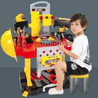 寶寶維修理兒童工具箱全套益智玩具男孩套裝電鉆擰螺絲臺拆裝螺母
