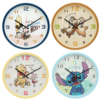 迪士尼Disney 趣味易開罐時鐘 圓型鐘 磁鐵時鐘 立鐘