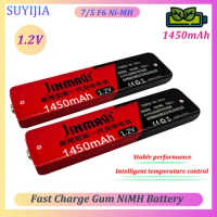 1.2V 1450mAh 7/5F6 67F6 Gum Rechargeable Ni-MH Gel Battery for-Sony-for-Panasonic Walkman Gel Lithium Battery MD CD Tape Player
