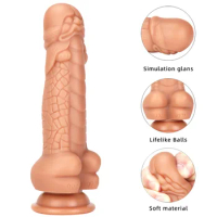 Super Soft Huge Dildo Extreme Big Realistic Dildo Suction Cup Sex Product for Women Giant Flesh Cock Thick Silicone Penis Toys