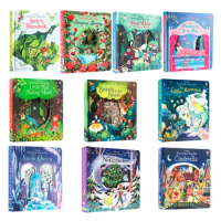 10Books/set Usborne Books Peep Inside Classic Fairy Tale baby Children English Educational 3D Flap Picture Story bedtime Book