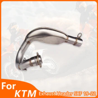 OTOM Motorcycle Exhaust Header Exhaust Pipe Connect Tube For KTM SXF250 PRADO TROY LEE DESIGNS XCF25