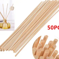 50pcs 22cmX3mm Aroma Rattan Sticks Replacement Refill Reed Diffuser Sticks for Home Decoration