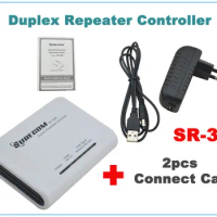 Surecom SR-328 Radio Duplex Repeater Controller with 2pcs Radio Connect Cables (Cable for options) surecom repeater