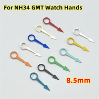 New 8.5mm Watch Hands, No Luminous NH34 Pointers GMT Hands, for NH34 Movement Mechanical Watch Accessories Parts