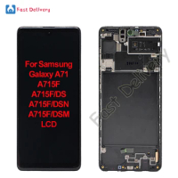 OLED For Samsung Galaxy A71 A715F A715F/DS A715F/DSN A715F/DSM LCD Display Touch Screen Digitizer Assembly Replacement Accessory