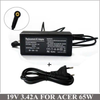 19V 3.42A 65W Laptop AC Adapter Charger For Acer Aspire One D255-1428 D255E-13449 D255E-13455 2000 2010 2020 3000 5336-2634