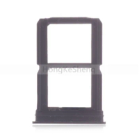 OEM SIM + SD Card Tray Replacement for OnePlus 6 Midnight Black Mirror Black