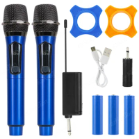 UHF Fixed Frequency Wireless Microphone Handheld Dynamic Karaoke Microphone Party Stage Performance Singing Mic for PA System