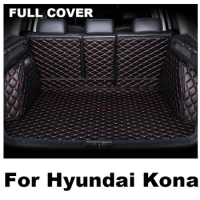 Car Trunk Mat For Hyundai Kona Kauai Electric Kona EV OS 2018 2019 2020 2021 2022 Waterproof Protection Car Mats Car Accessories