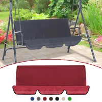 3 Seater Waterproof Swing Cover Chair Bench Replacement Patio Garden Outdoor Swing Case Chair Cushion Backrest Dust Cover #36