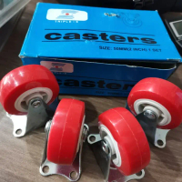 Roda 2 inch nylon Mati roda caster roda troli 4 pcs 2 inch trolly