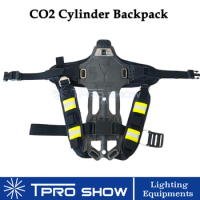 DJ CO2 Gun Back Pack Hand Held LED Pistol CO2 Cylinder Backpack Holder Co2 Tank Compressed Gas Air Cylinder