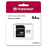Transcend 創見 300S 64GB U1 microSDXC UHS-I 記憶卡