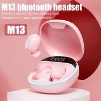 TWS M13 Wireless Earphone High Fidelity Sensitive LED Digital Display Headset Bluetooth-compatible 5.2 Stereo Sports Earbuds
