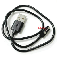 2pin USB Magnetic Charging Cable 2.54 pitch usb to 2 pogo pin Magnetic Charger Cable Male for Smart Watch GT88 G3 KW18 Y3 GT68