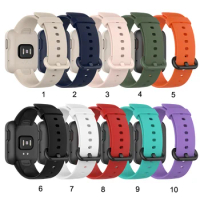 100pcs Wristwatch Sport Silicone Replacement Watch Band Wrist Strap For Xiaomi Redmi MI Watch LIte Watchbands Silicone Strap