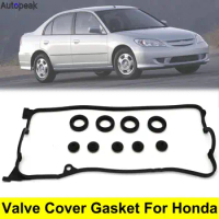 Car Engines Accessories Valve Cover Gasket Replacement parts For Honda Civic 1.7L SOHC D17A1 D17A2 D17A6 D17A7 2001 2002 2003-05
