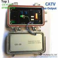 CATV cable TV two optical receivers