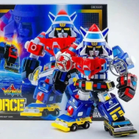In Stock Action Toys Es Metal Beast King Golion Es-26 Es-Gokin Series Voltron Vehicle Force Action Figure Robot Model Toys