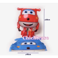 balon foil robot poli karakter robocar poli/superwings