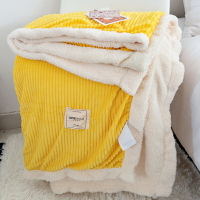 羊羔絨毛毯冬季加厚超厚單人珊瑚絨毯床單沙發蓋毯辦公室午睡毯子