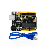 Keyestudio UNO R3 Board For Arduino Fully Compatible With Arduino UNO REV3 USB Cable Included Arduino DIY Project
