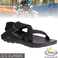 【Chaco】男 Z/1 CLASSIC 越野運動涼鞋(標準款).海灘鞋_CH-ZCM01-H406 黑