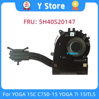 Y Store New Original For Lenovo YOGA 15C C750-15 YOGA 7i 15ITL5 Laptop Heatsink Cooling Fan AT1RY001VV0 5H40S20147 Free Shipping