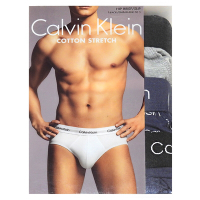 Calvin Klein 星夜藍色舒適棉質三角內褲/一組三入-S~XL號