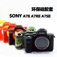 New Soft Silicone Camera case for Sony A7II A7SII A7R Mark 2 a72 a7s2 a7r2 Rubber Protective Body Cover Case Skin Camera Bag