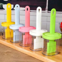 BBQ Brush Barbecue Cleaning Nylon/Silicone Brush Baking Bread Cooking Oil Cream Tools Multipurpose Kitchen Utensil Tool