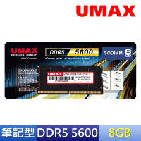 【UMAX】DDR5 5600 8GB 筆記型記憶體(1024X16)