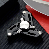 CKF Luminous Fingertip Spinner, Ultra-Long-Lasting, High-Speed, Advanced Silent Metal Triangular Spi