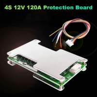 4S 12V 120A Protection Board 3.2V BMS Li-Iron Lithium Battery Charger Protection Board Balanced Battery Protection Board