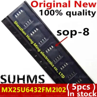 (5 ชิ้น) ใหม่ 100% MX25U6432FM2I02 25U6432FM2I02 25U6432F M2I02 MX25U6432F M2I02 SOP 8