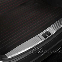For Honda Vezel HRV HR-V 2014-2018 Rear Inside Bumper Door Sill Plate Scuff 1pcs Stainless Steel