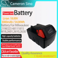 CameronSino Battery for Milwaukee B41B 2620 2601-22 fits Milwaukee B41A 4932430062 B41B Power Tools Replacement battery 3000mAh